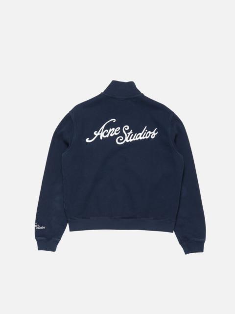 Acne Studios Zip-up sweatshirt - Deep blue