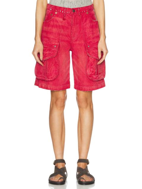 R13 Multi Pocket Baggy Short