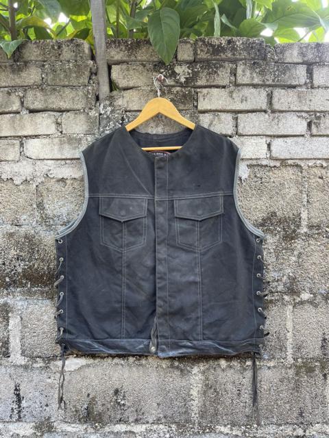 Other Designers VINTAGE HILLSIDE LEATHER VEST MADE IN USA