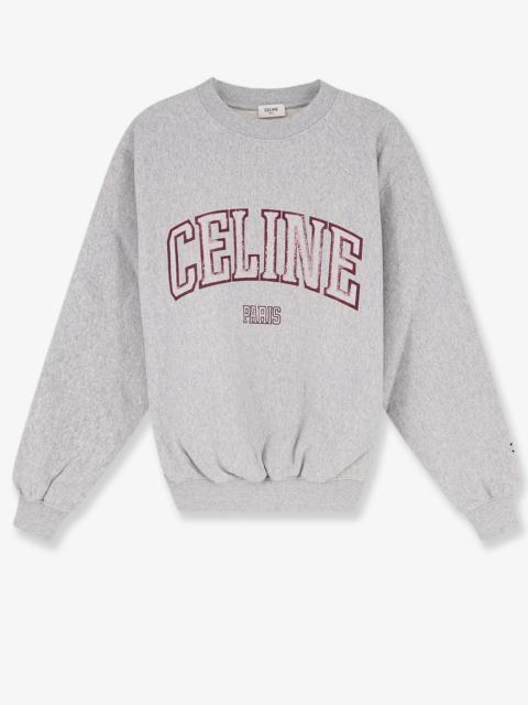 CELINE Celine Cotton Sweatshirt Grey Women