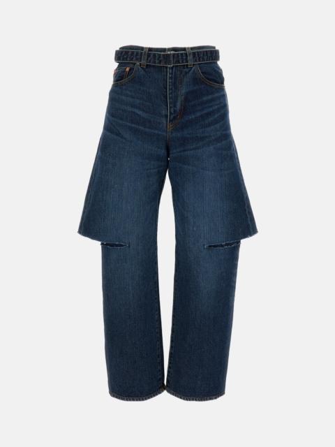 sacai Sacai Women Denim Pants