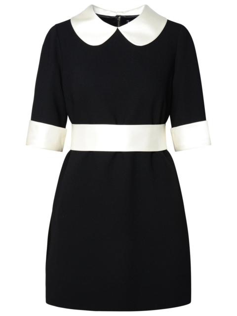 Dolce & Gabbana Woman Black Virgin Wool Blend Dress