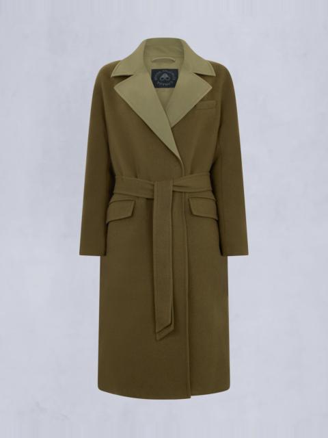MOOSE KNUCKLES LAFLEUR WOOL LONG WRAP COAT