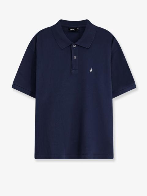 Stüssy Stussy Classic Cotton Polo Shirt Blue Men