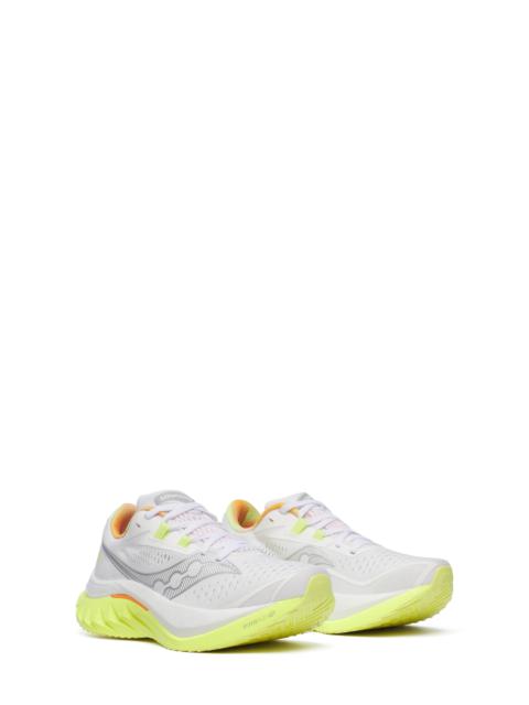 Saucony Saucony Endorphin Speed 4 Running Shoe in White/Sunny at Nordstrom
