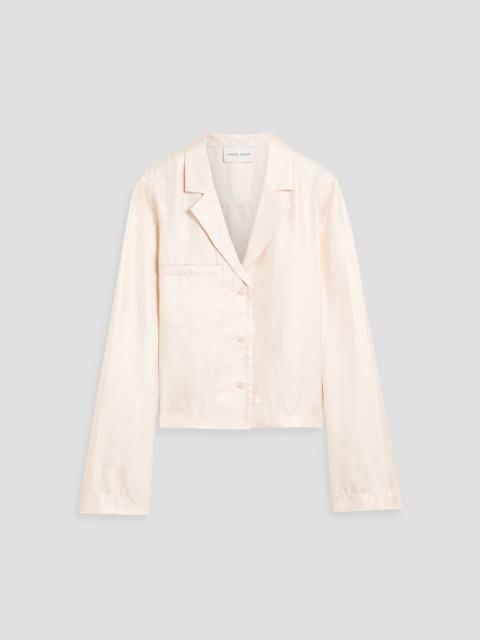 Loulou de Saison Aloma silk-twill shirt