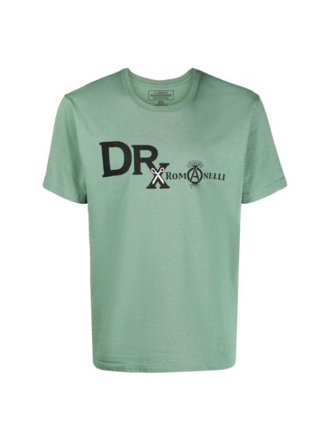 logo-print detail T-shirt