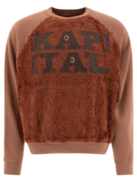 Kapital Kapital "speakeasy Fur Grizzly" Sweatshirt