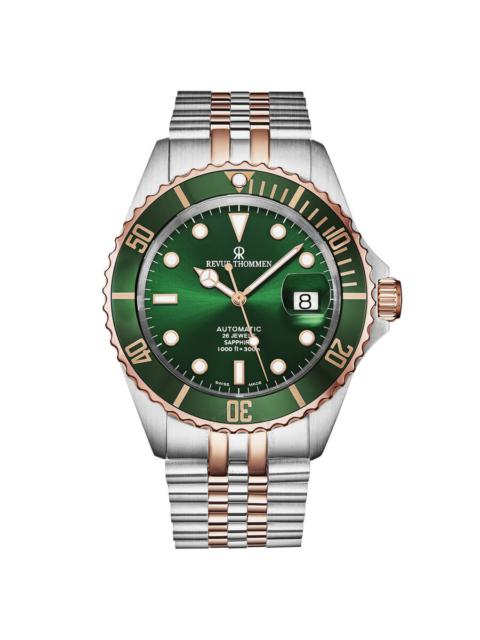 Other Designers Revue Thommen Diver Automatic Green Dial Men's Watch 17571.2254