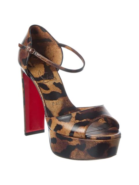 Christian Louboutin Christian Louboutin Sandaloo 130 Leather Platform Sandal