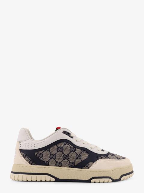 GUCCI Gucci Re-Web Gg Original Fabric And Suede Sneakers