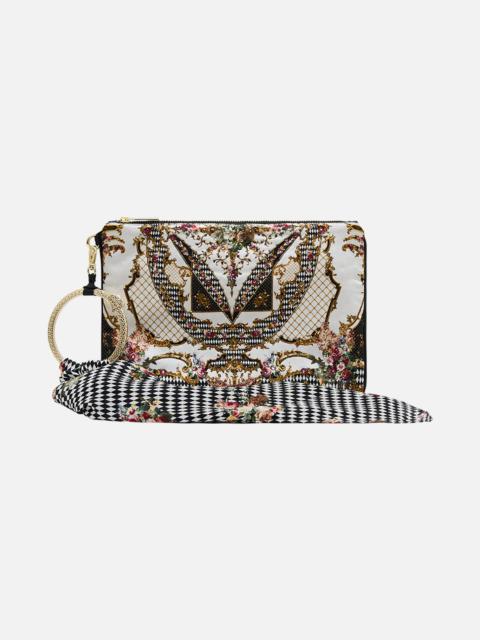 CAMILLA RING SCARF CLUTCH