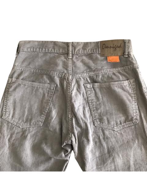Other Designers Omnigod - Authentic Omnigod Japanese Denim Corduroy Grey Pants W31