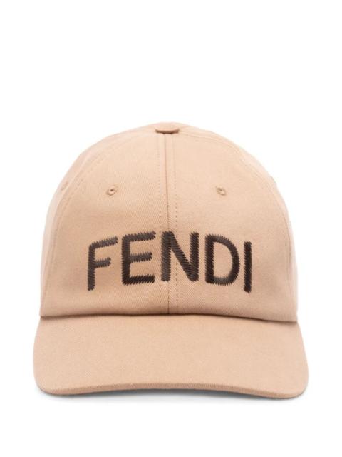 FENDI Fendi Men Fendi Roma Embroidery Cotton Baseball Cap