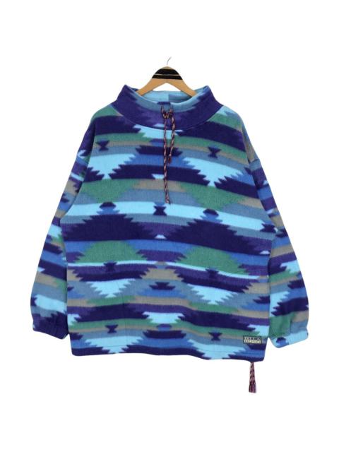 Other Designers Vintage Billabong Mock Neck Fleece Sweater Navajo Pattern