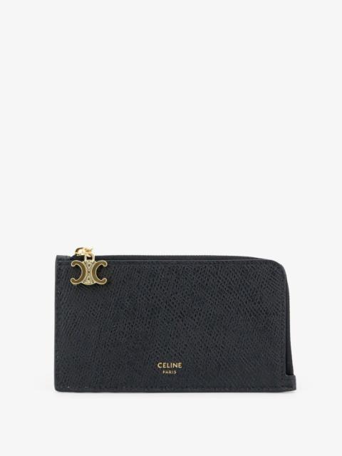 CELINE Celine Women Leather Card Holder