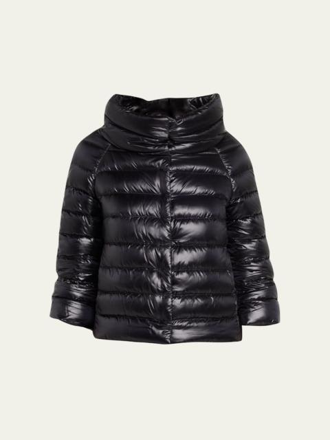 Herno Sofia Ultra-Lightweight Down Bolero Jacket