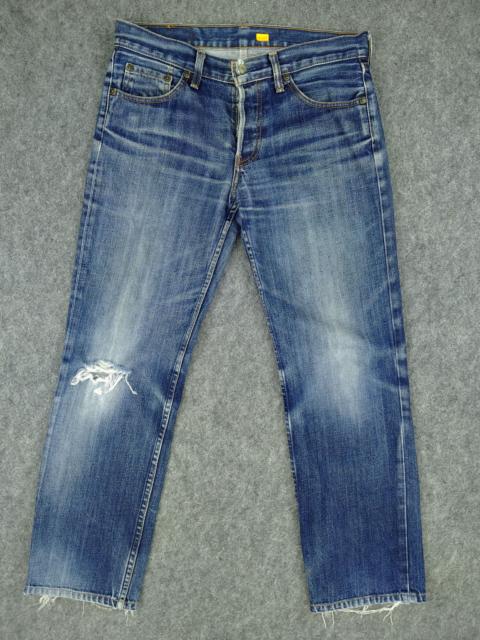 Other Designers Other - Blue Vintage Levi's 522 Distressed Whisker Denim -JN667