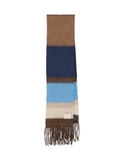 Miu Miu MOHAIR BLEND SCARF