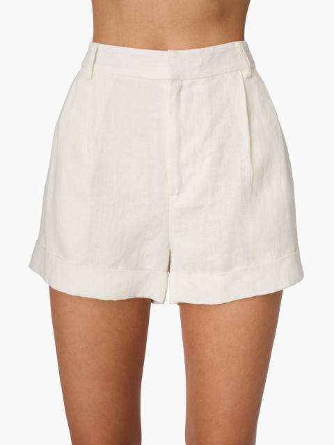 CAMI NYC RAVI LINEN SHORT MACADAMIA
