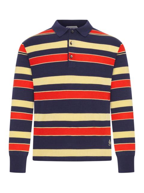 Other Designers J.W.Anderson Men Striped Knitted Rugby Polo