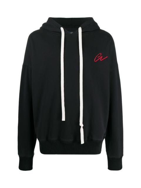 Paul & Shark SLOUCHY LOGO EMBROIDERED HOODIE