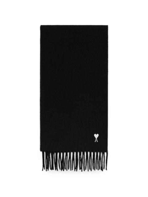 AMI Paris Ami Paris Men Ami De Coeur Wool Scarf