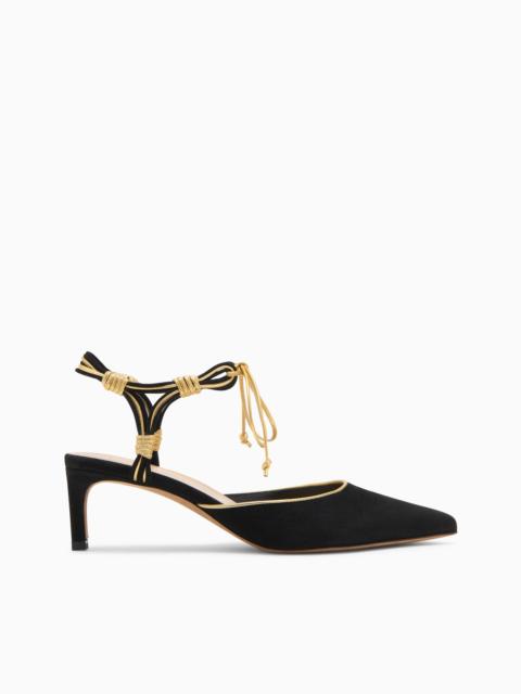 ULLA JOHNSON Aris Novel Strap Kitten Heel