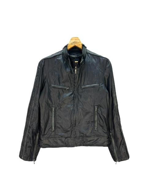 Other Designers 5351 Pour Les Hommes Black Leather Jacket #8884-034
