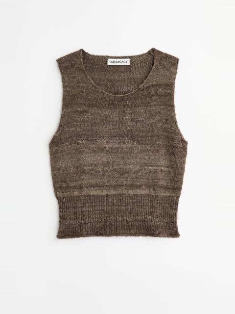 Our Legacy Pleaser Tank Wathered Earth Handspun Silk