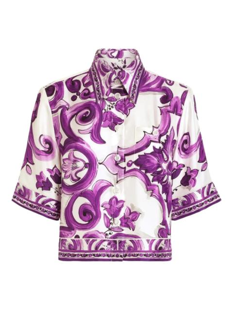 Dolce & Gabbana Dolce & Gabbana Women Majolica Print Shirt