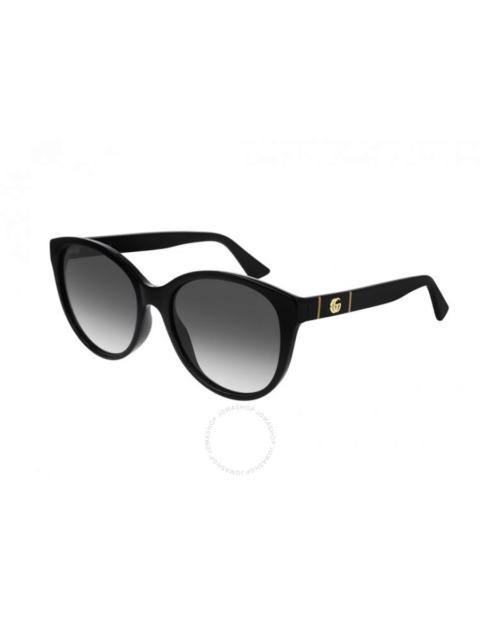 GUCCI Gucci Grey Gradient Round Ladies Sunglasses GG0631S 001 56