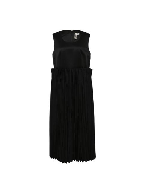Comme Des Garçons Twill Pleated Sundress