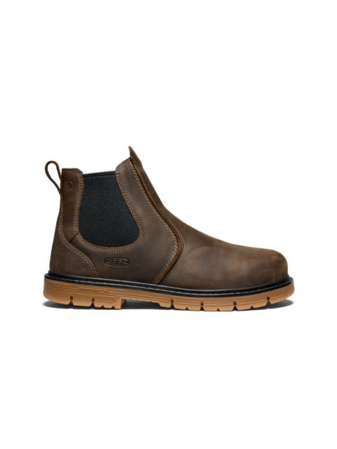 KEEN Men's San Jose Chelsea 90° Heel Boot (Aluminum Toe)