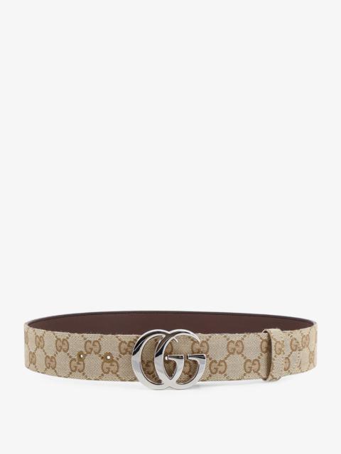 GUCCI Gucci GG Fabric Belt Beige Men