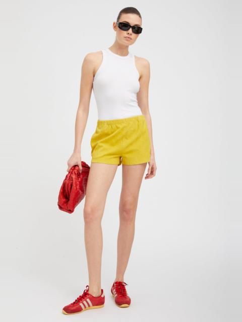 SPRWMN LIMONCELLO SUEDE SLIP SHORTS