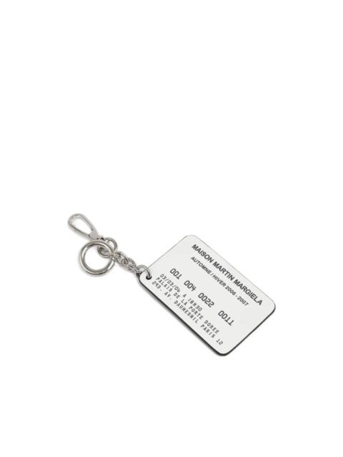 Maison Margiela KEYRING CARD - BLACK