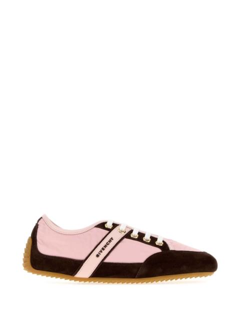 Givenchy Givenchy Women Two-Tone Nylon And Suede Slim Sneakers
