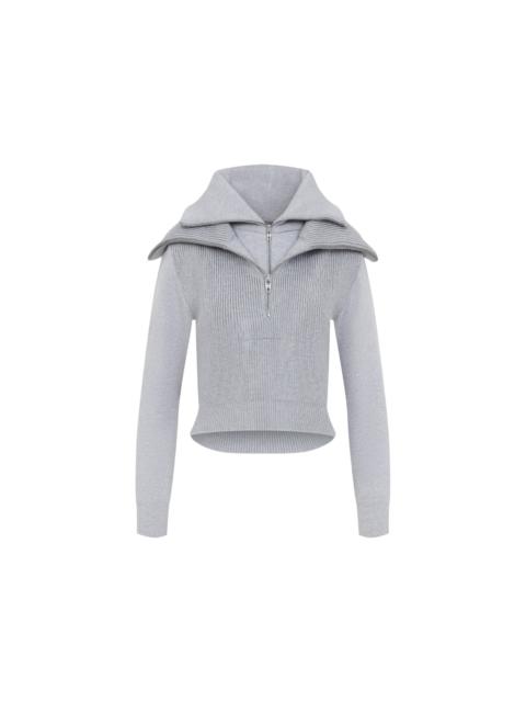 BALENCIAGA Balenciciaga Double Collar Camionneur Sweater Women