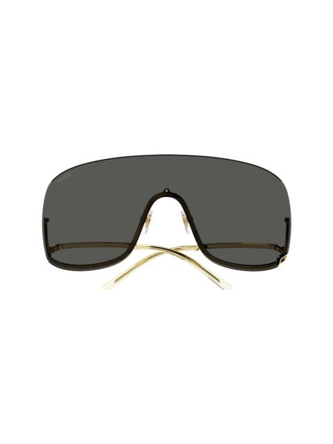 Gg1560s Linea Fashion 001 Gold Grey Sunglasses