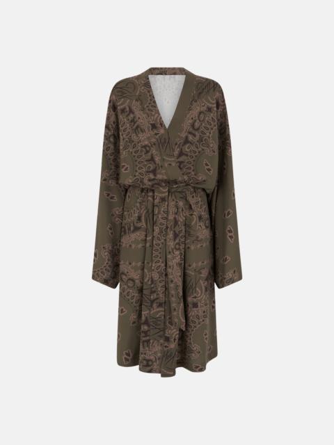 THE ATTICO MILITARY GREEN KAFTAN