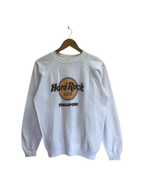 Other Designers VINTAGE 90s HARD ROCK CAFE SINGAPORE PULLOVER SWEATSHIRT