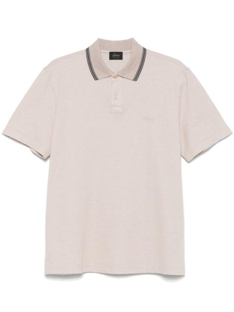 Brioni Logo-embroidered Polo Shirt