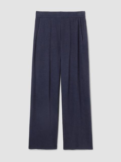 EILEEN FISHER Cross Hatch Stretch Jersey Straight Pant