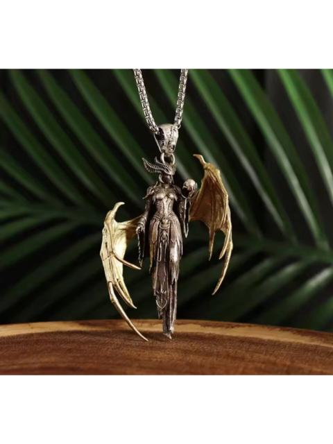 Other Designers Jewelry - GOTHIC Demon Queen Pendant Necklace – 60cm Chain –