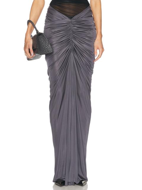 ATLEIN Ruched Pocket Long Skirt