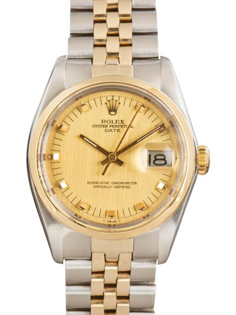 ROLEX Rolex Date 1500 Ref Champagne Dial