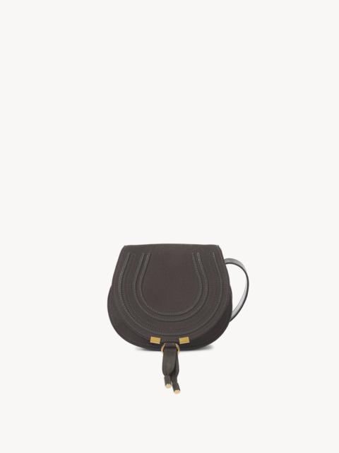 Chloé SMALL MARCIE SADDLE BAG IN SUEDE LEATHER