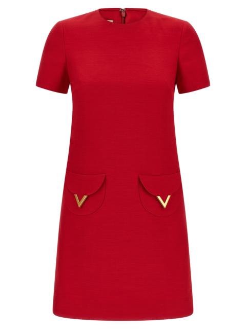 Valentino Valentino Garavani Women Valentino Garavani V Gold Dress
