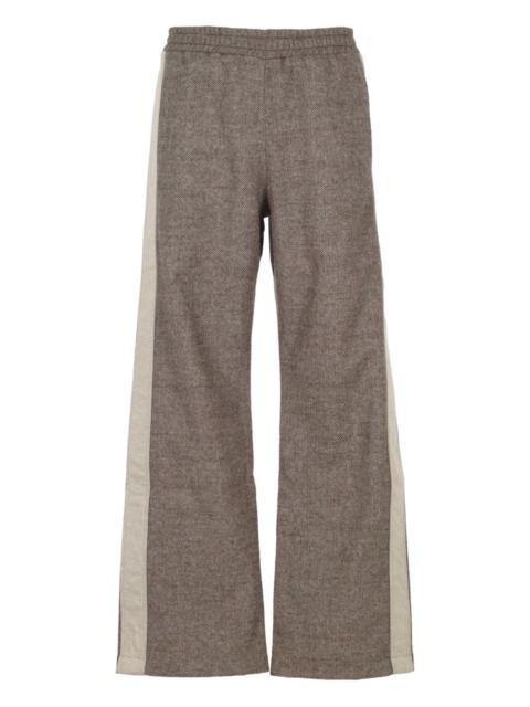 FIORUCCI side-stripe trousers